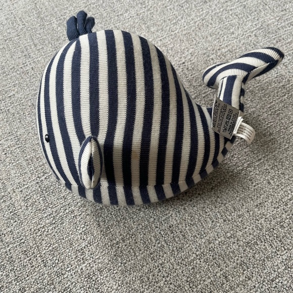 Jellycat Other - Jellycat Navy and White Striped Whale Plush